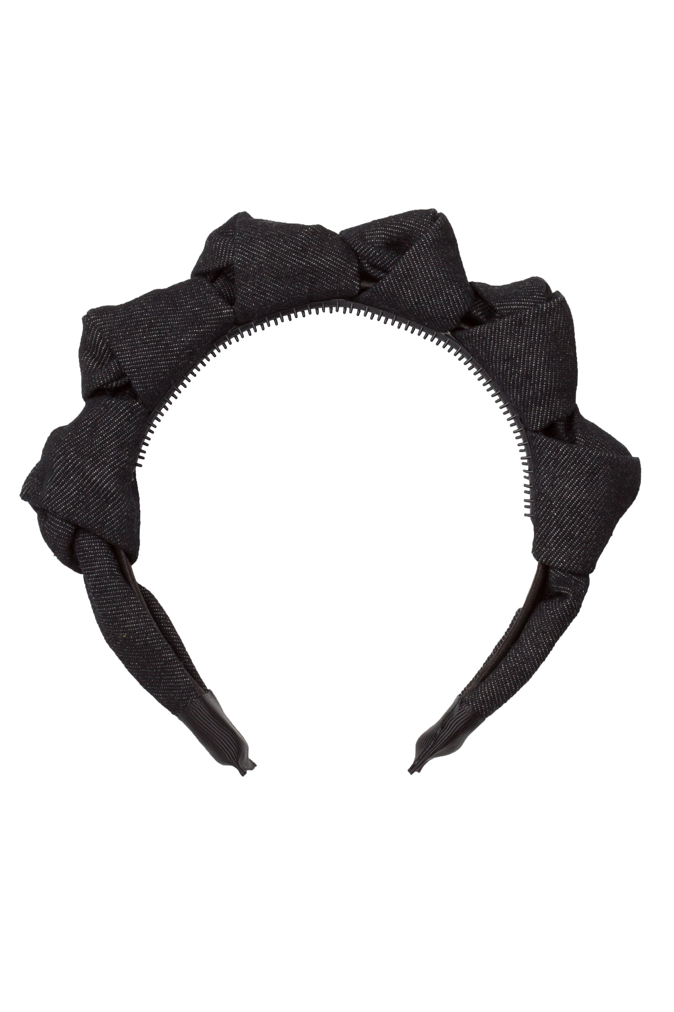 Monkey Bars Headband - Black Denim - PROJECT 6, modest fashion