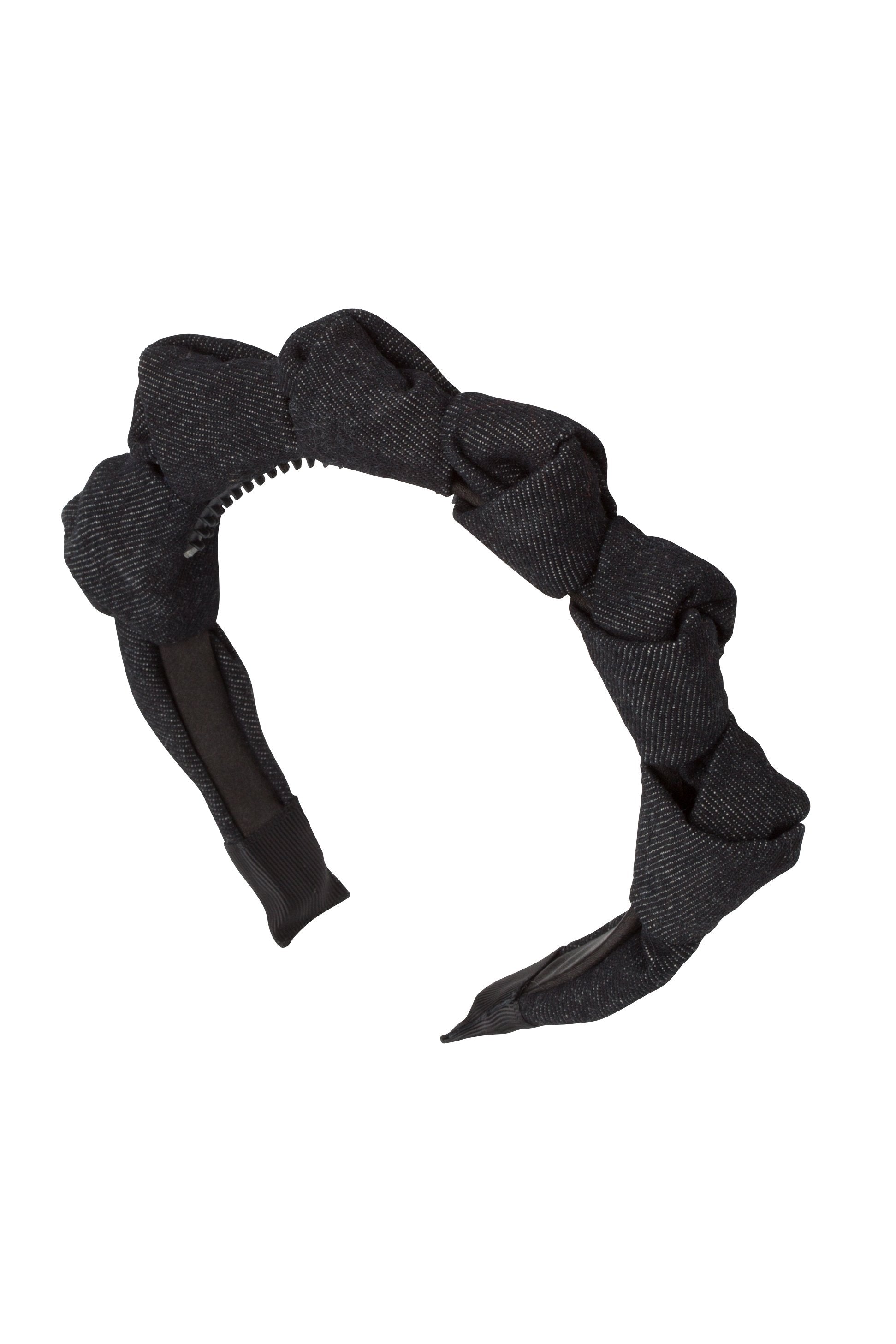 Monkey Bars Headband - Black Denim