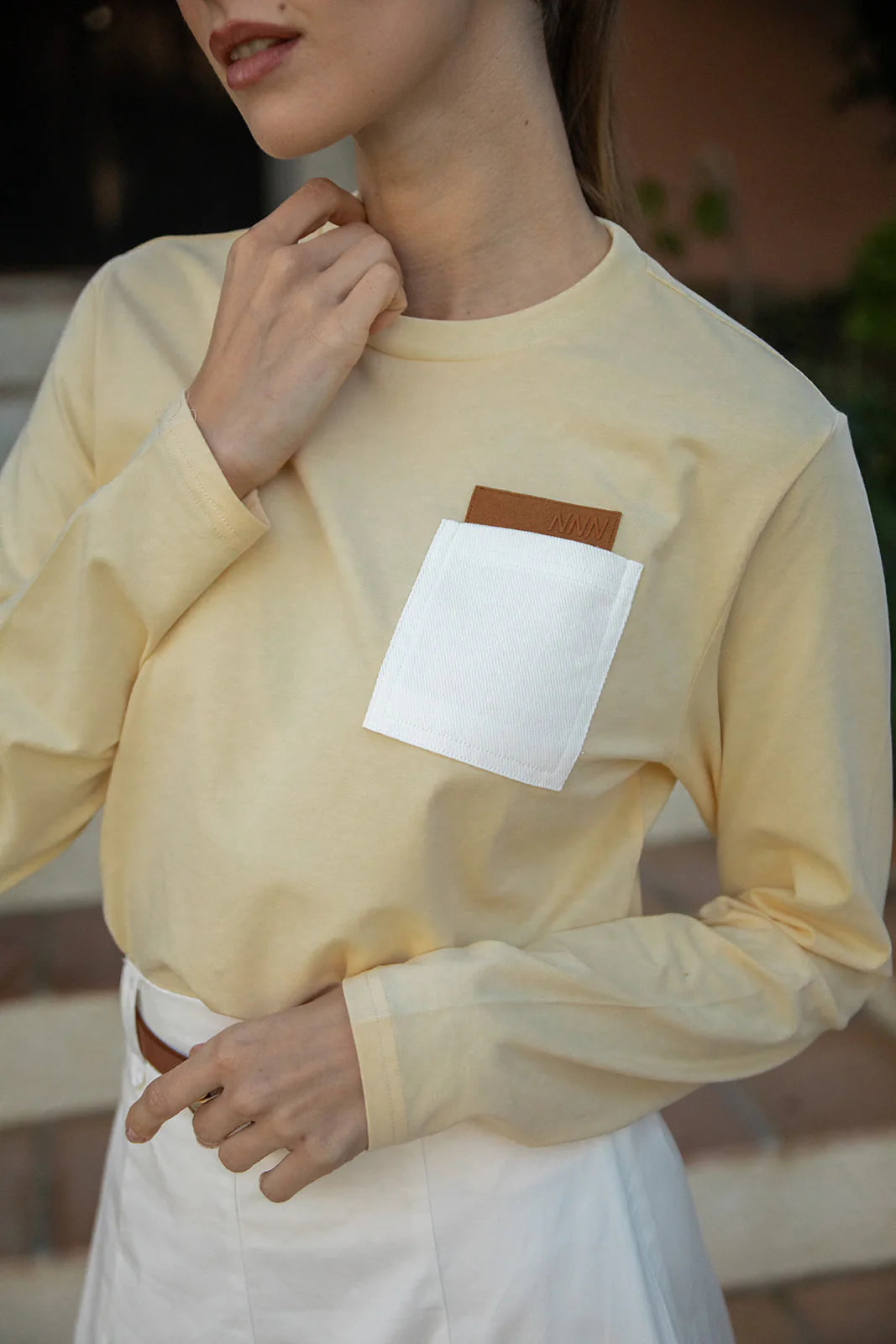 Jersey T-shirt with Chest Pocket