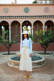 Aline Skirt with Cord Belt