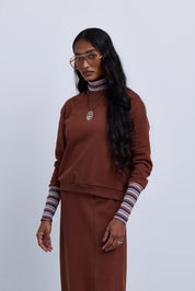 Front Tie Maxi Skirt