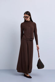 Maxi Length Jersey Skirt