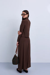 Maxi Length Jersey Skirt