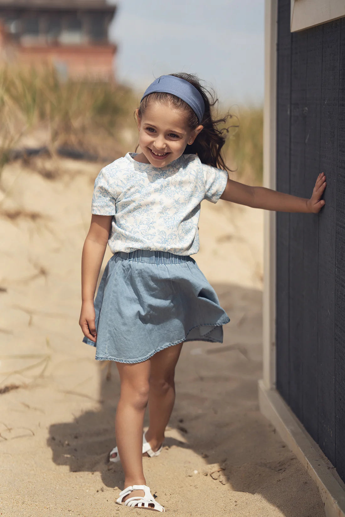 Circle Skirt- Light Denim