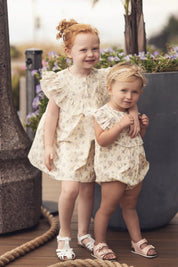 Ivory Flower Dress - Sleeveless