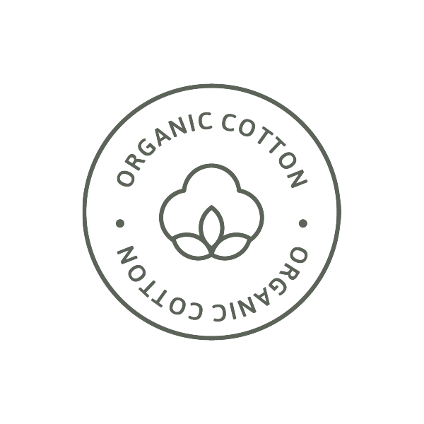 Organic Embroidered Collar Collection - Blue Leaf