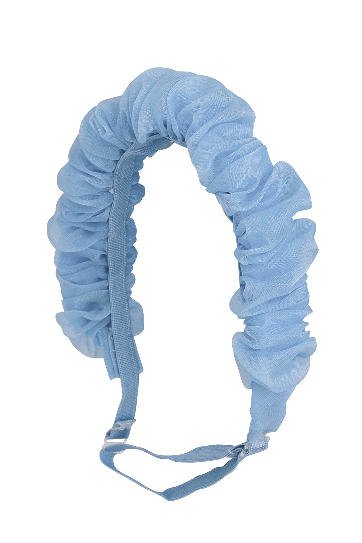 Organza Bunches Wrap - Light Blue