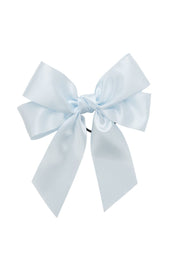 Oversized Bow Pony/Clip - Blue Vapor - PROJECT 6, modest fashion