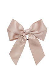 Oversized Bow Pony/Clip - Vanilla - PROJECT 6, modest fashion