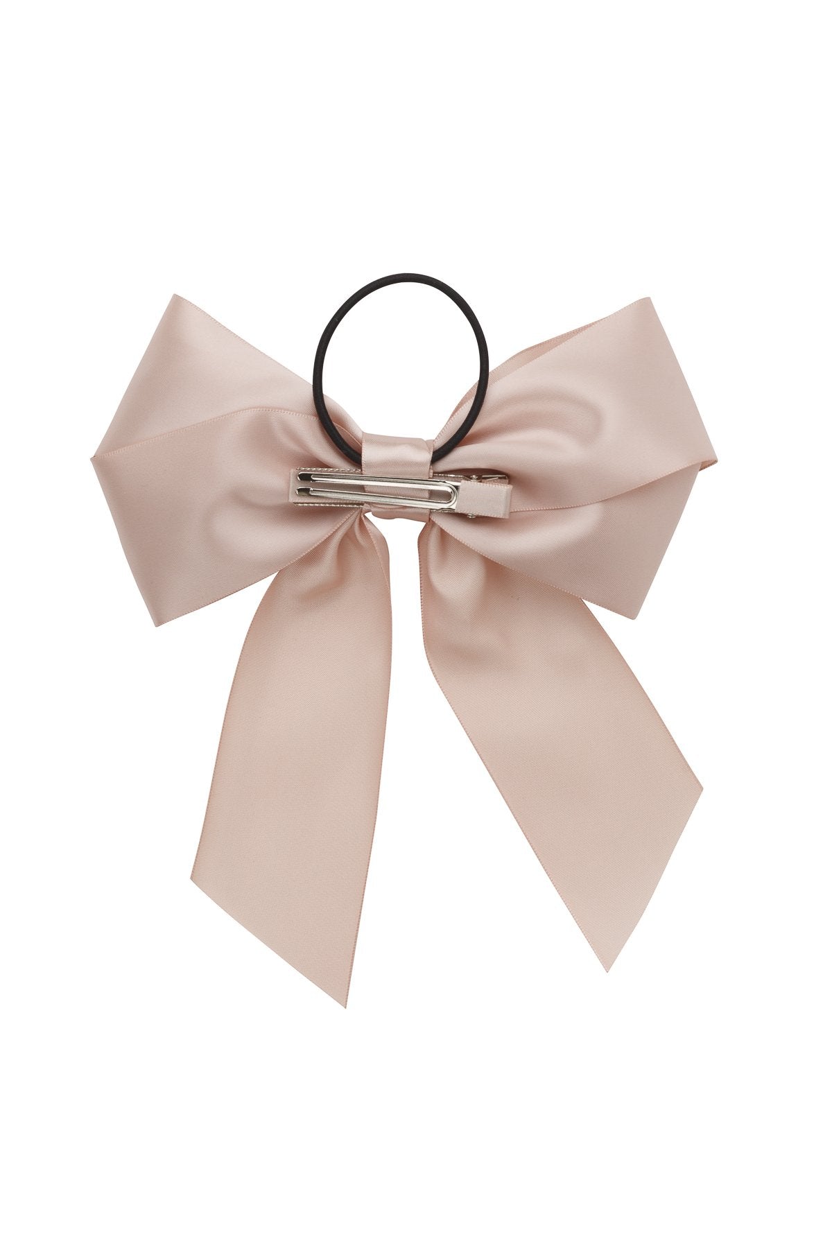 Oversized Bow Pony/Clip - Vanilla - PROJECT 6, modest fashion