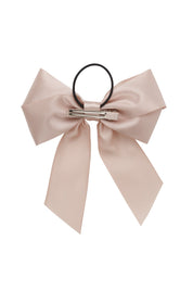 Oversized Bow Pony/Clip - Vanilla - PROJECT 6, modest fashion