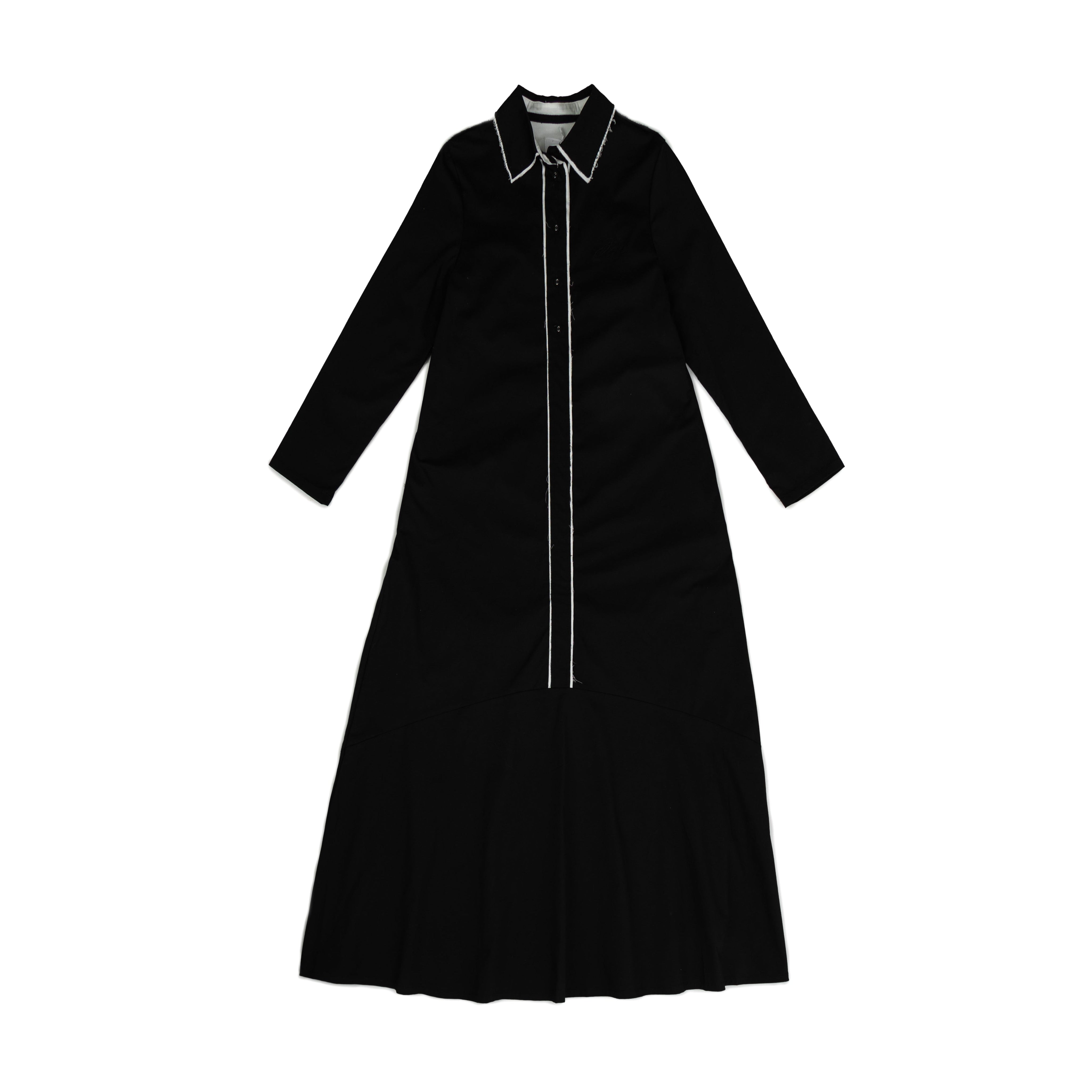 Teen Raw Edge Shirt Maxi