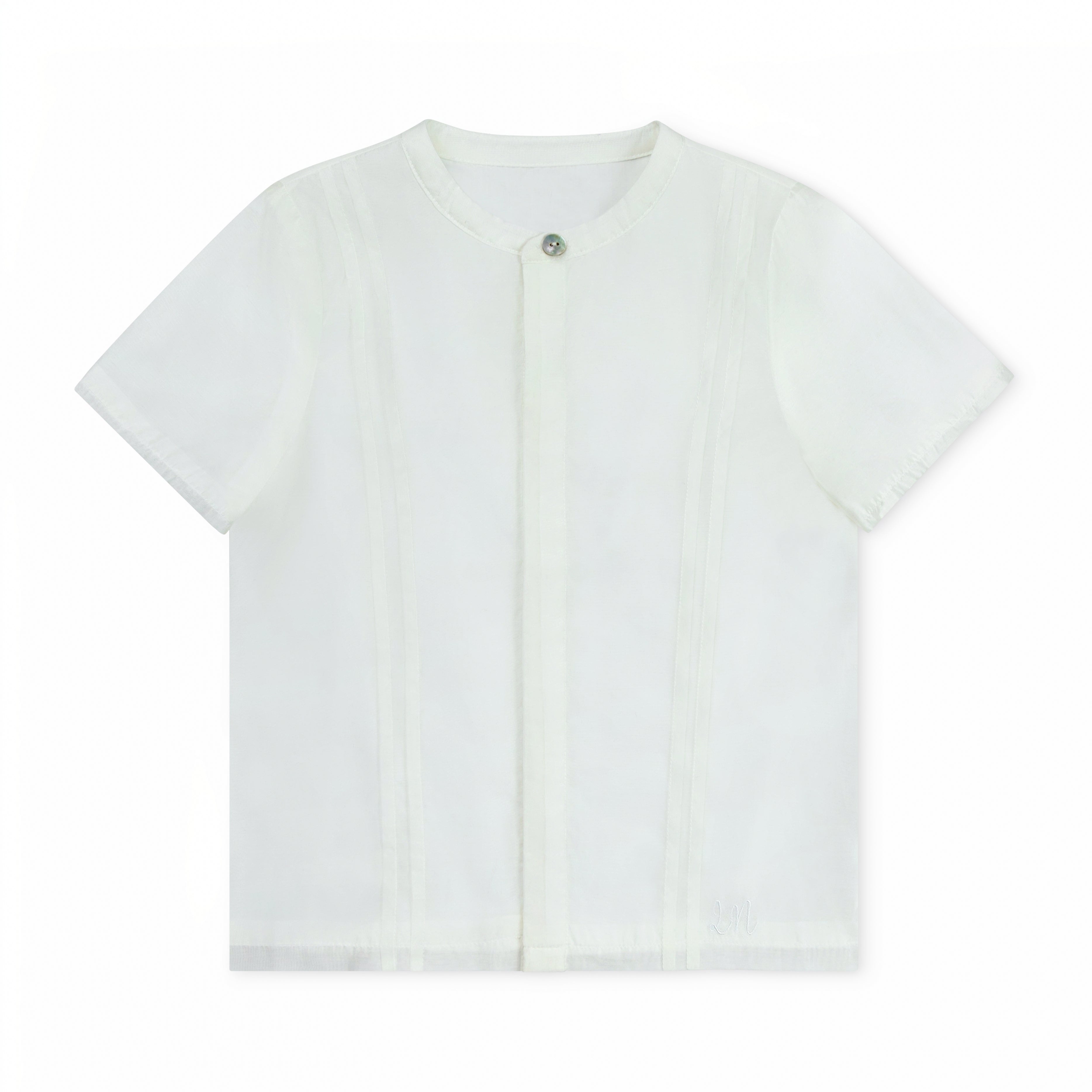 Boys Basic Dressy White Shirt