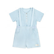 Blue Label Romper & Shirt Set