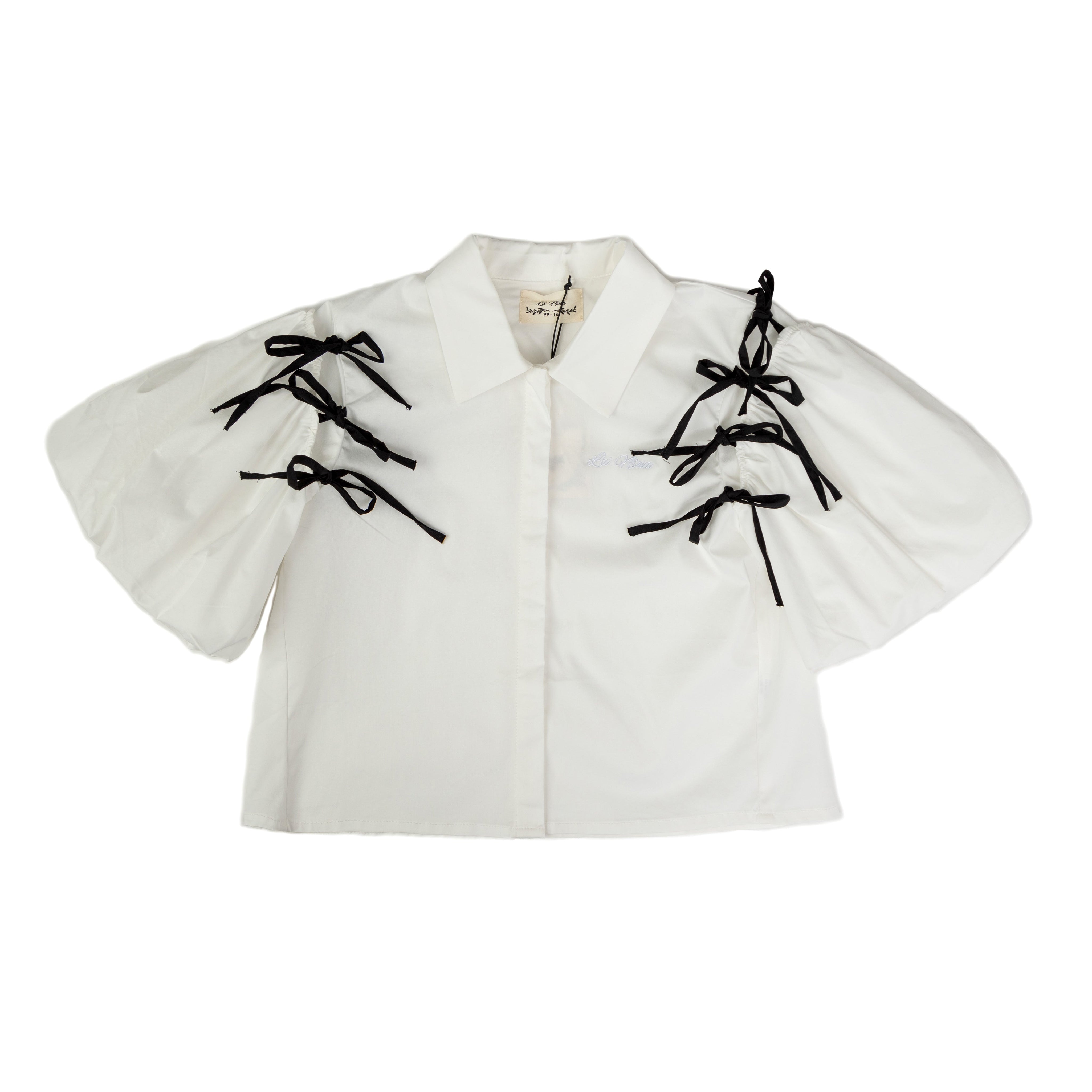 White Shirt & Skirt Tie Set