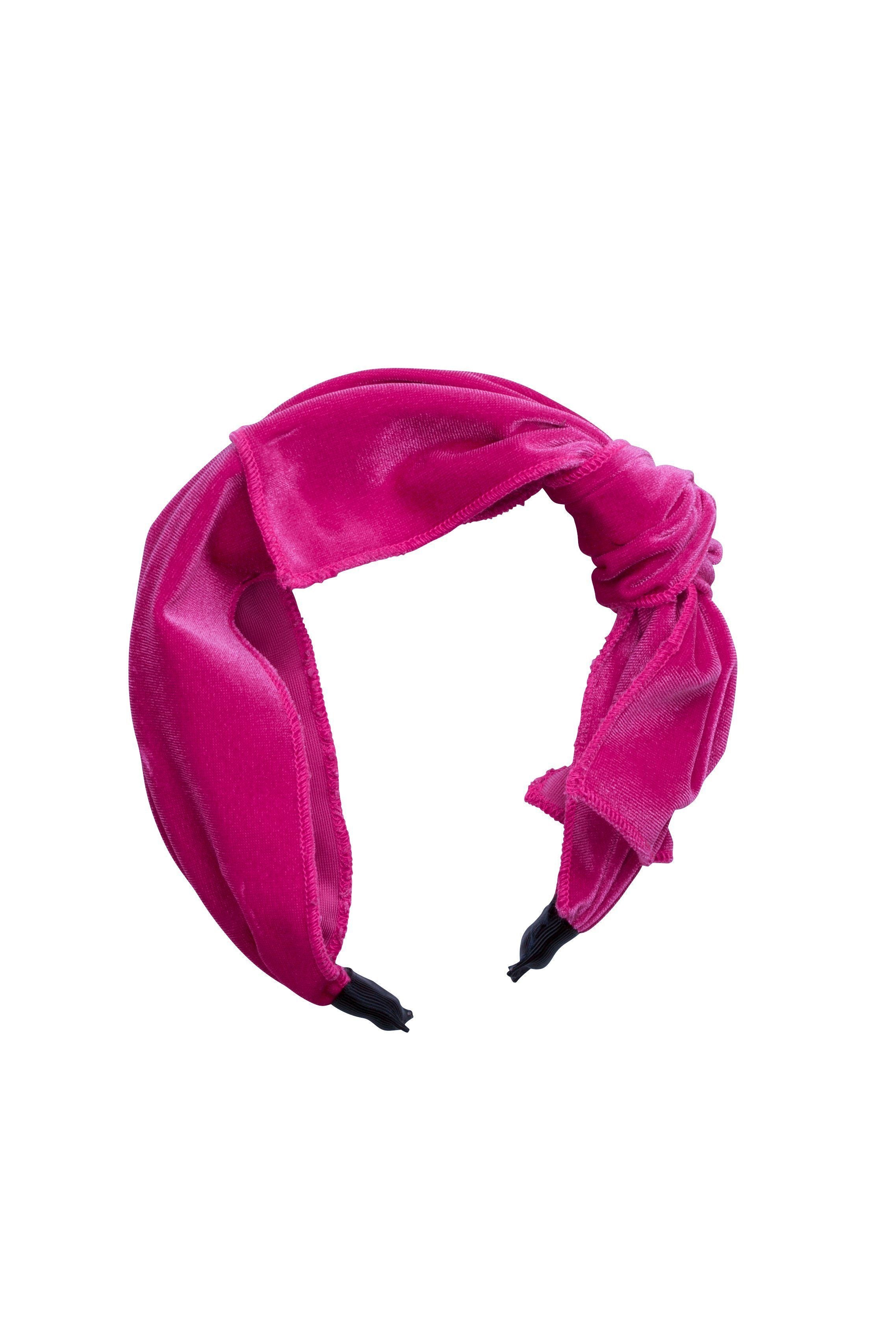 Playful Bow - Hot Pink Velvet