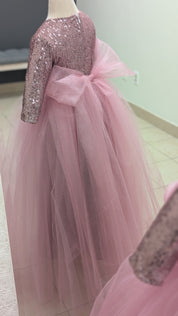 Pink Sequins Gowns