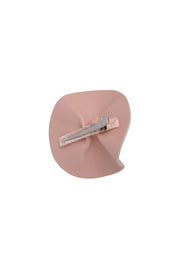Pansy Clip - Blush Leather
