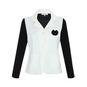 Milano blazer w tonal badge