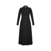 Lurex Rhinestone Button Down Maxi