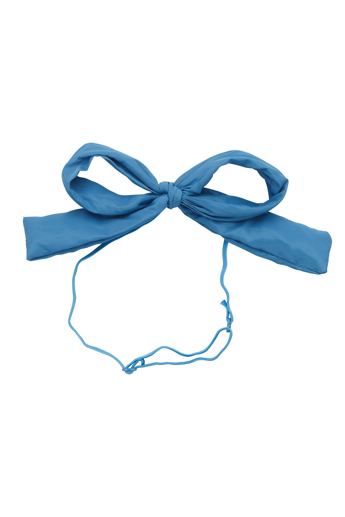 Party Bow Taffeta Wrap - Blue Sky