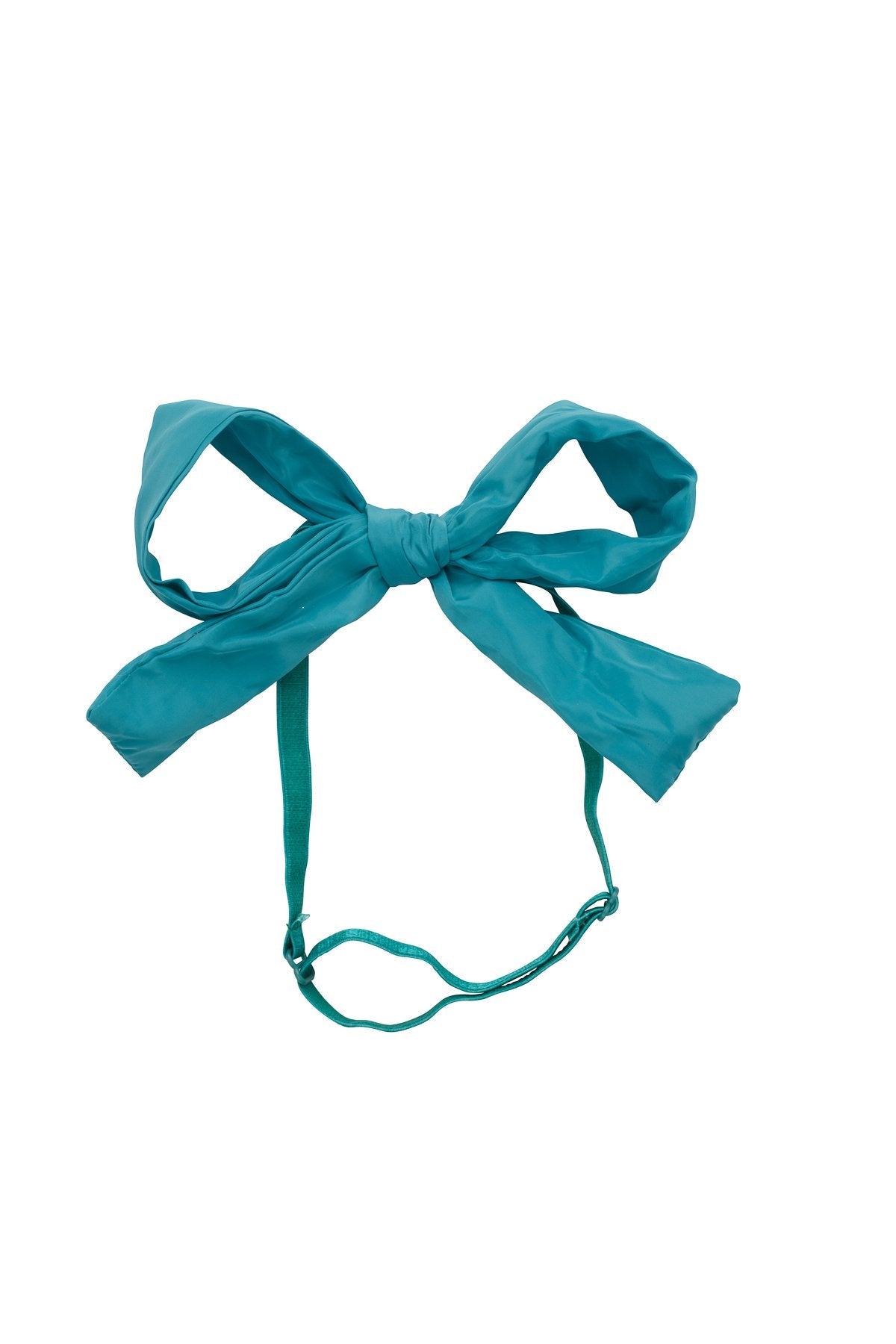 Party Bow Taffeta Wrap - Teal