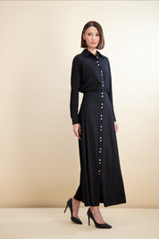 DOUBLE BUTTON MAXI