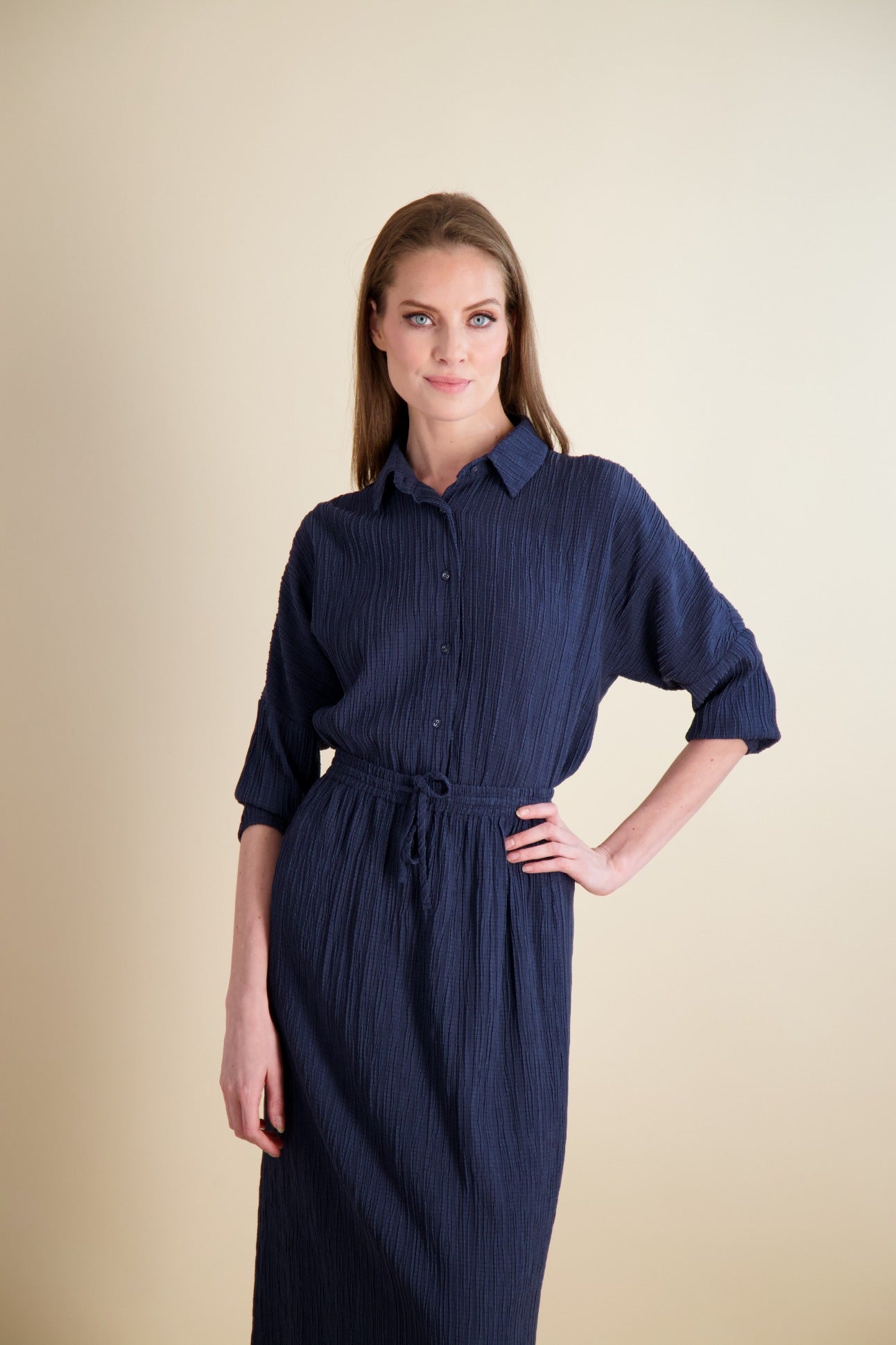 CRINKLE SET-MIDNIGHT BLUE – THE ADDRESS