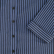 BUTTON FRONT MAXI-SEERSUCKER