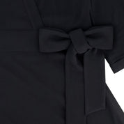 WRAP MAXI-BLACK
