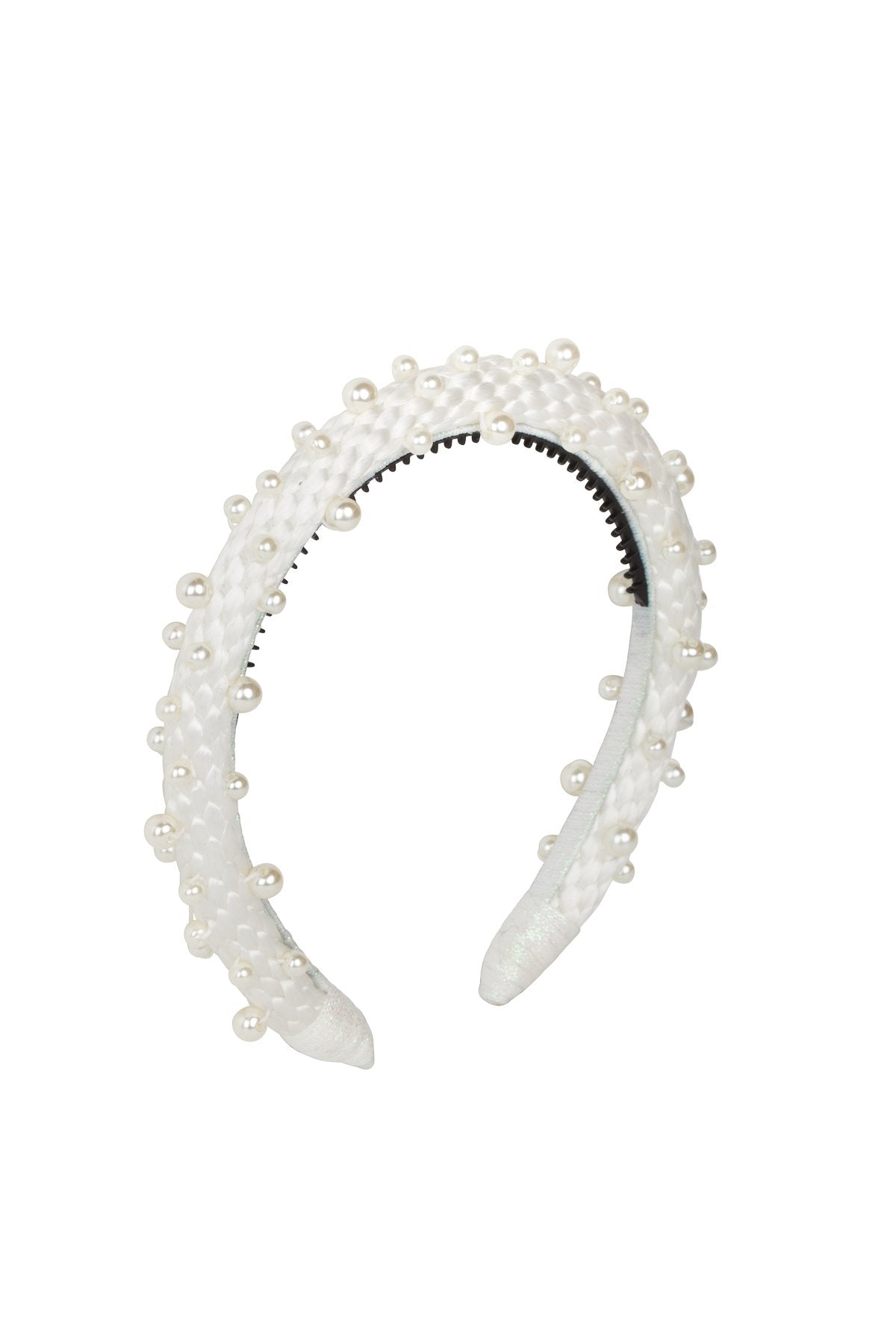Pearl Queen Women's Headband - Dove White