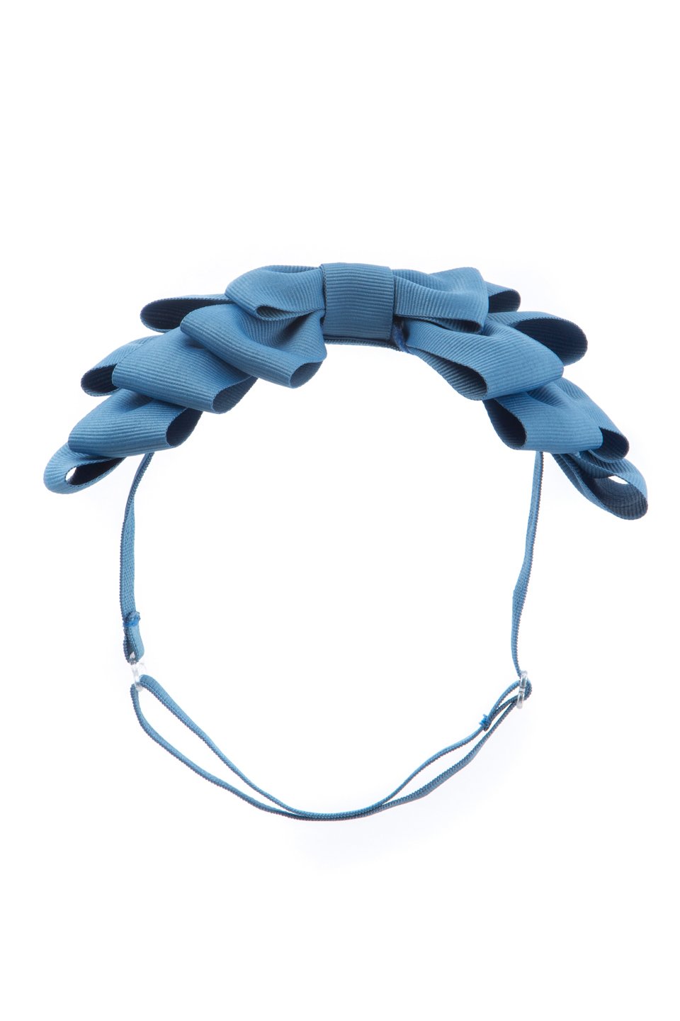 Pleated Ribbon Grosgrain Wrap - Smoke Blue - PROJECT 6, modest fashion