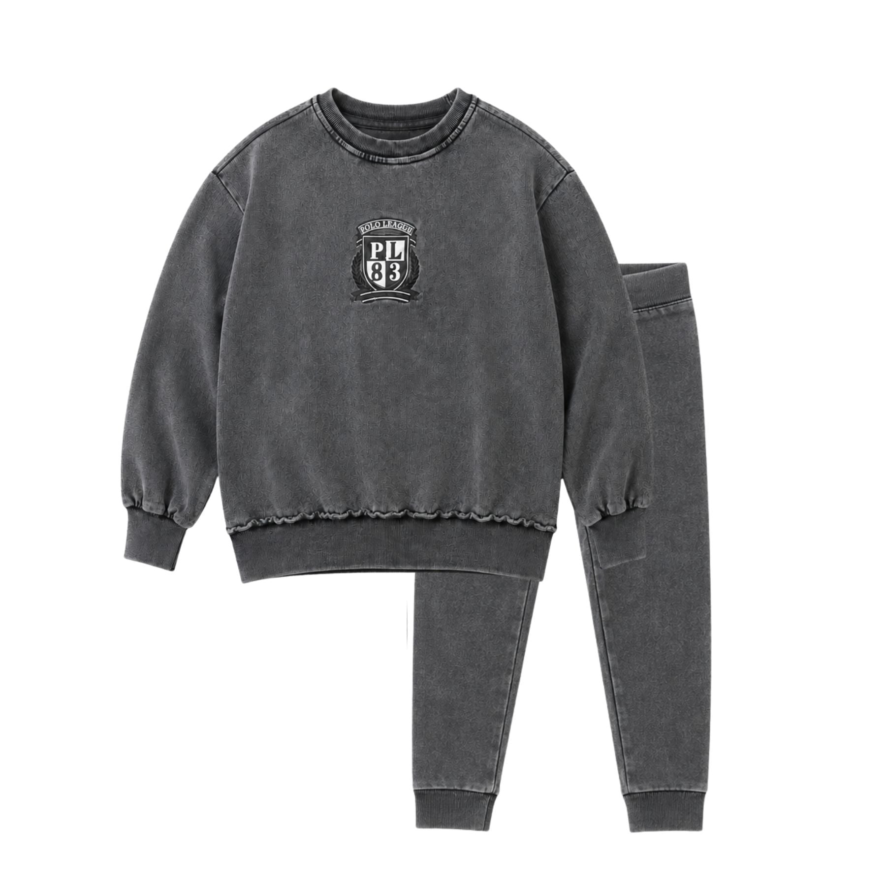 Black Wash Sweatset - Boys