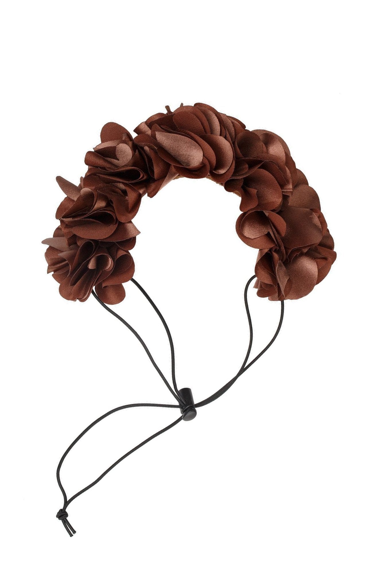 Floral Wreath Petit - Brown