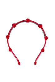 Rosebud Headband - Red Velvet - PROJECT 6, modest fashion