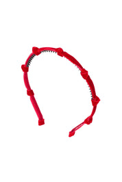 Rosebud Headband - Red Velvet - PROJECT 6, modest fashion