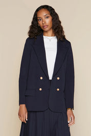 Darby Blazer in Deep Indigo Navy
