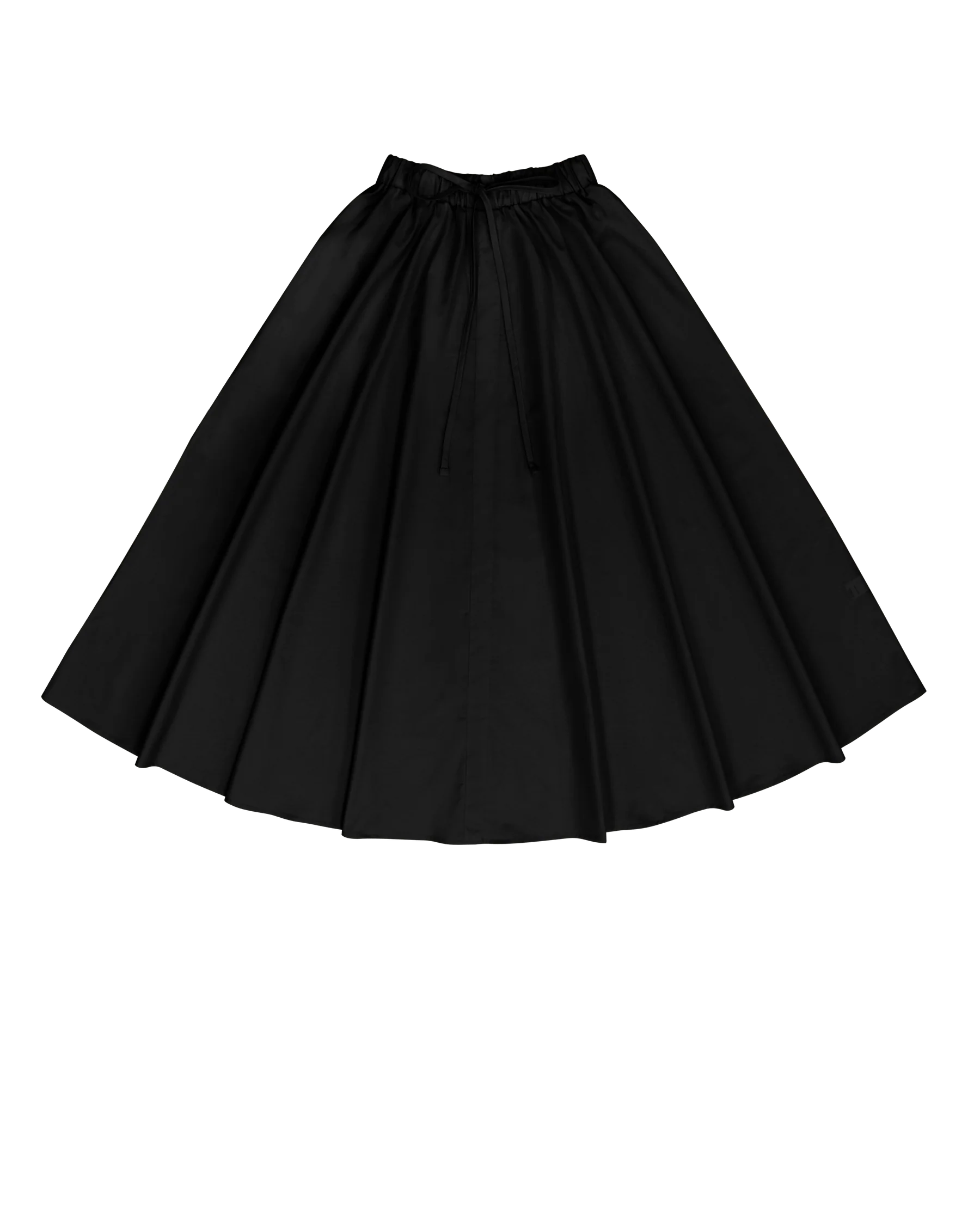 Woven Drawstring Skirt