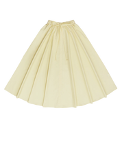 Woven Drawstring Skirt