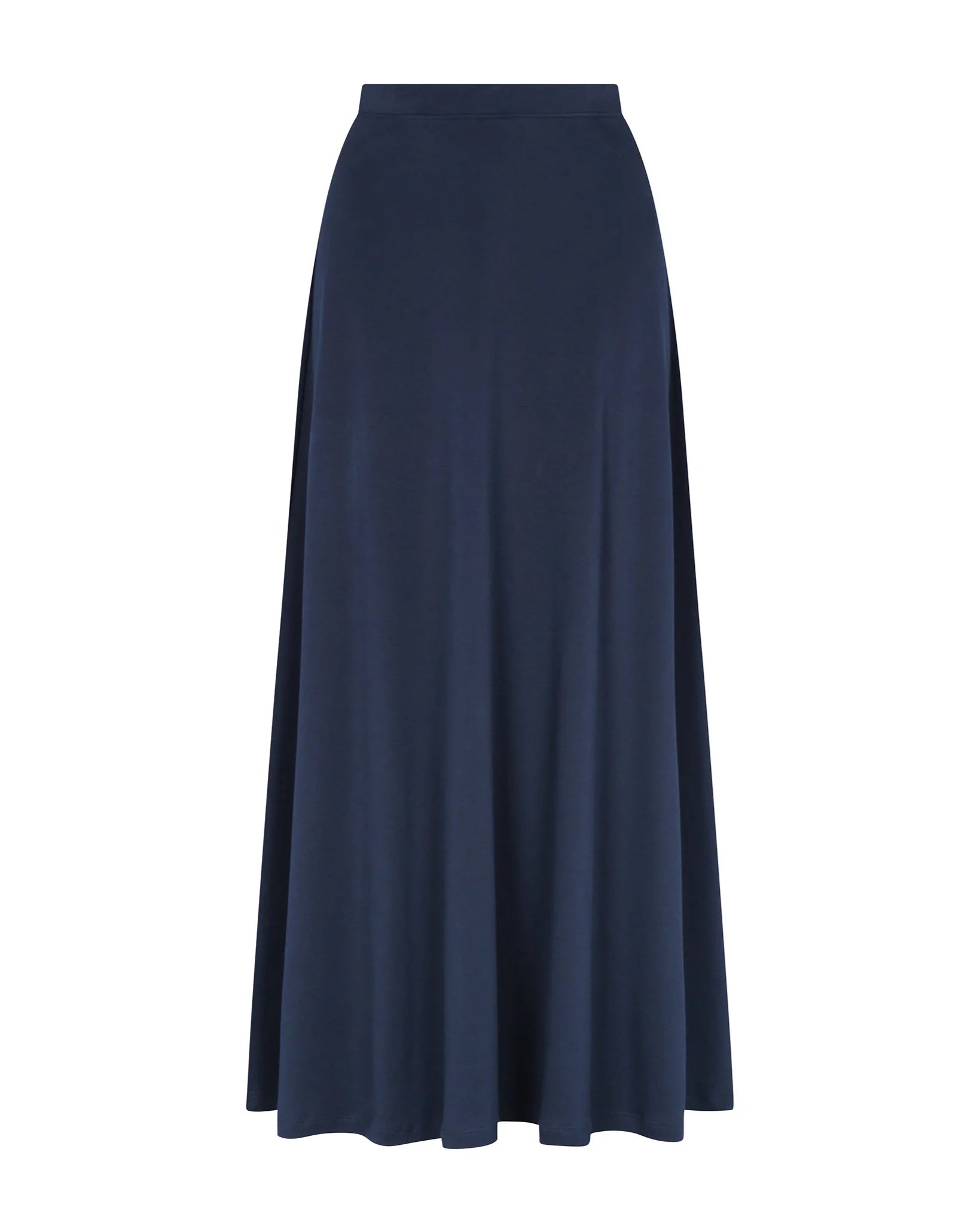 Pima Flared Midi Skirt