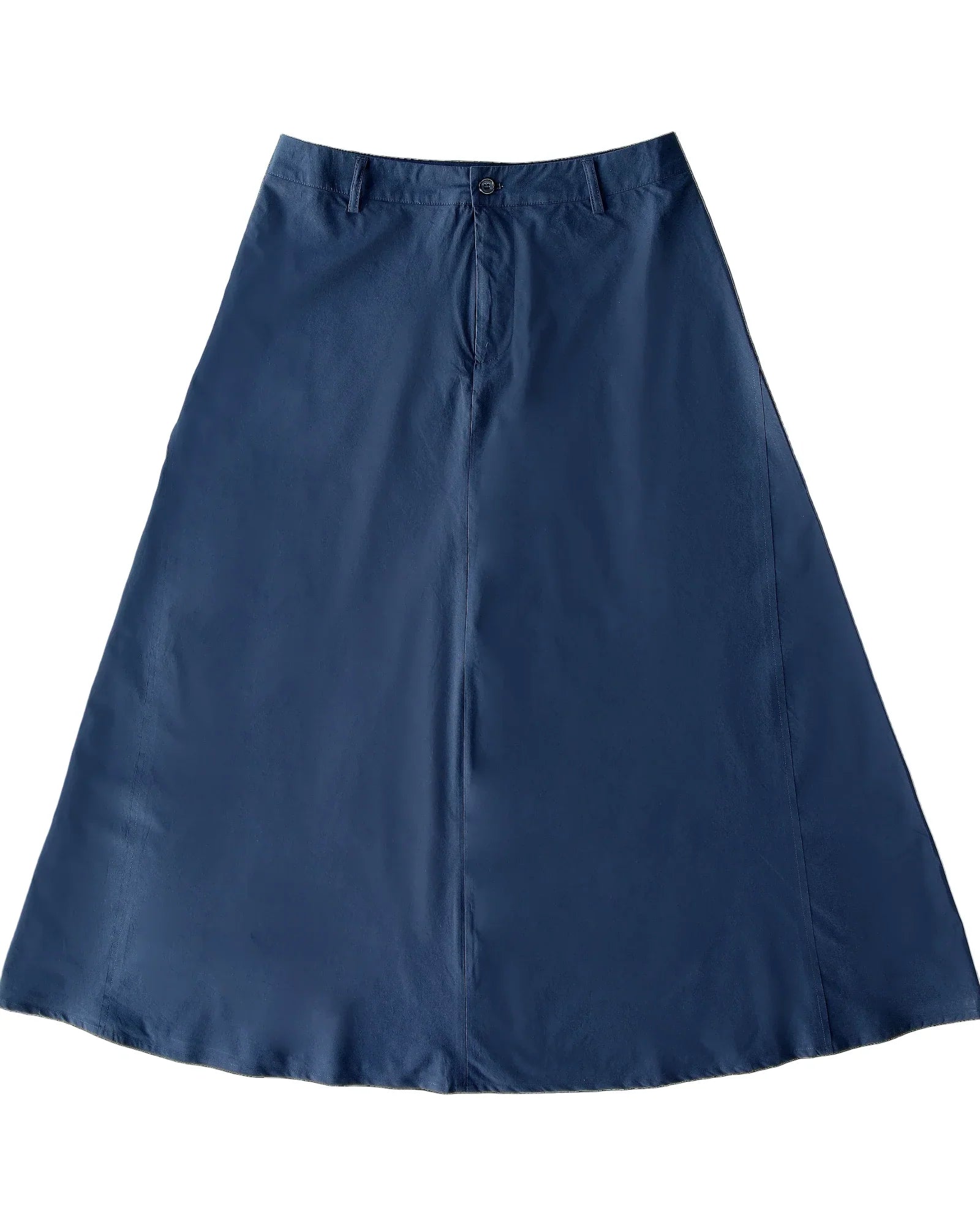 Midi Flared Skirt Navy