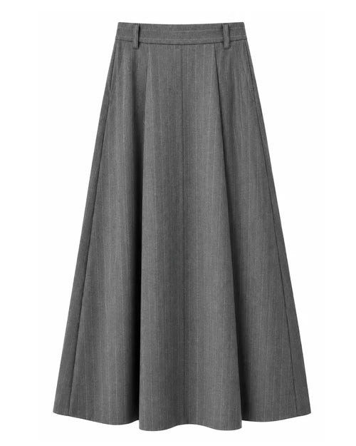 Pinstriped Skirt