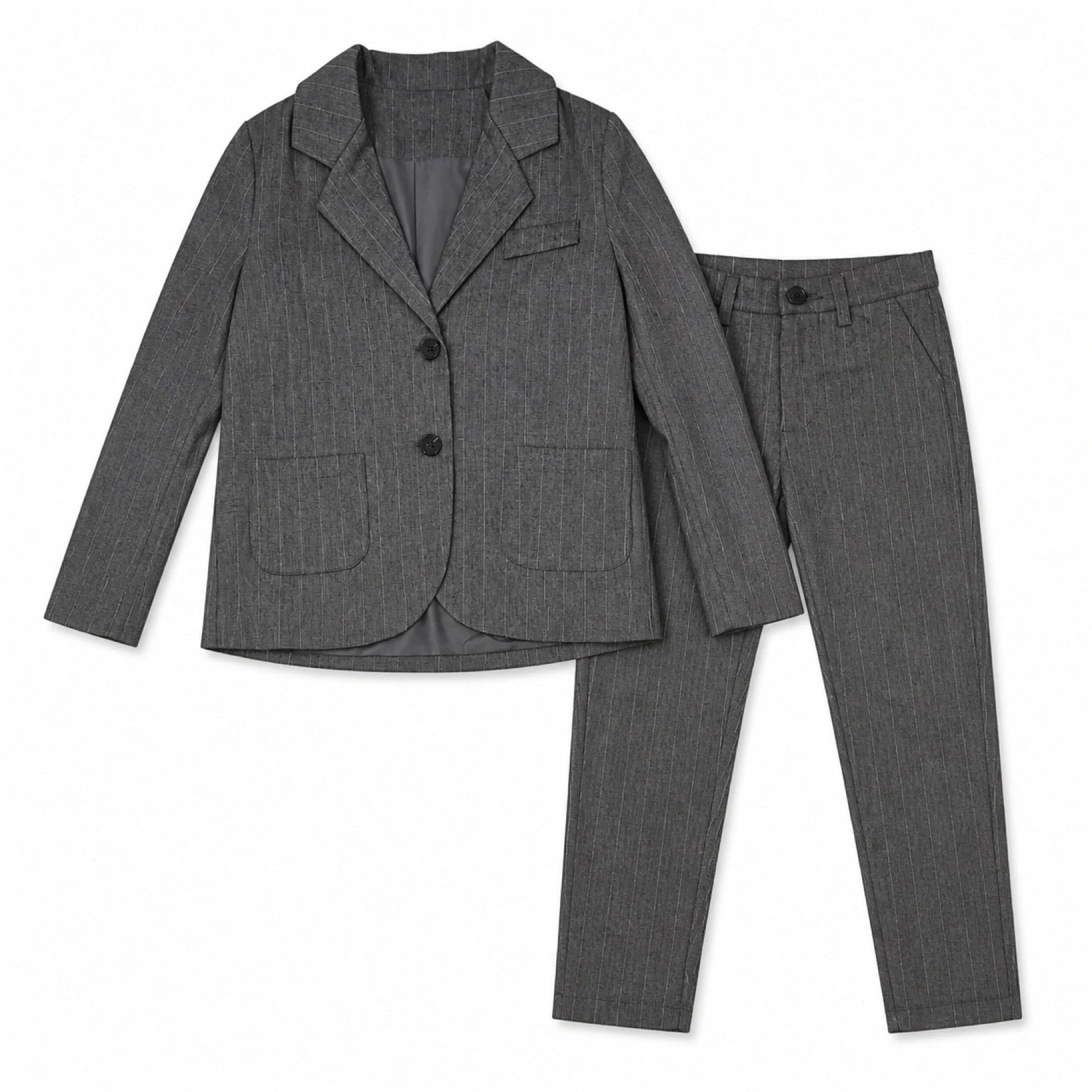 Pin Striped Blazer Set W/ Pants