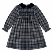 Velvet Plaid Dress