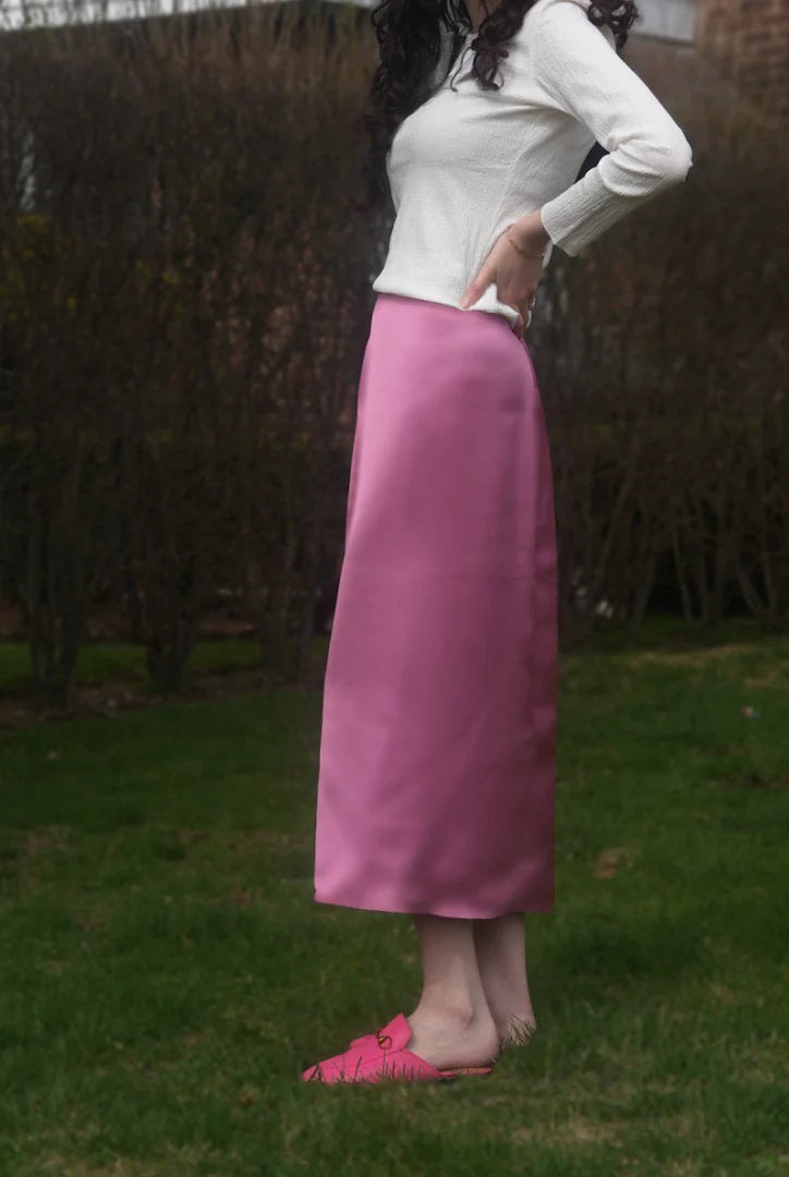 Midi Slip Skirt