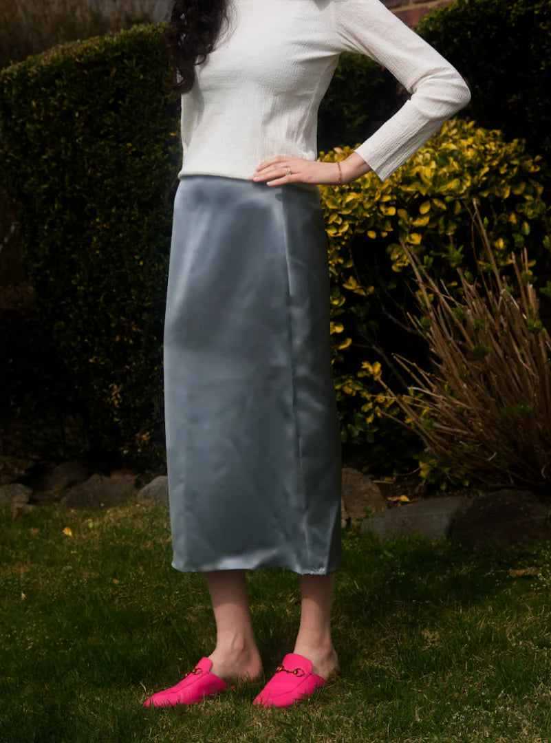 Midi Slip Skirt