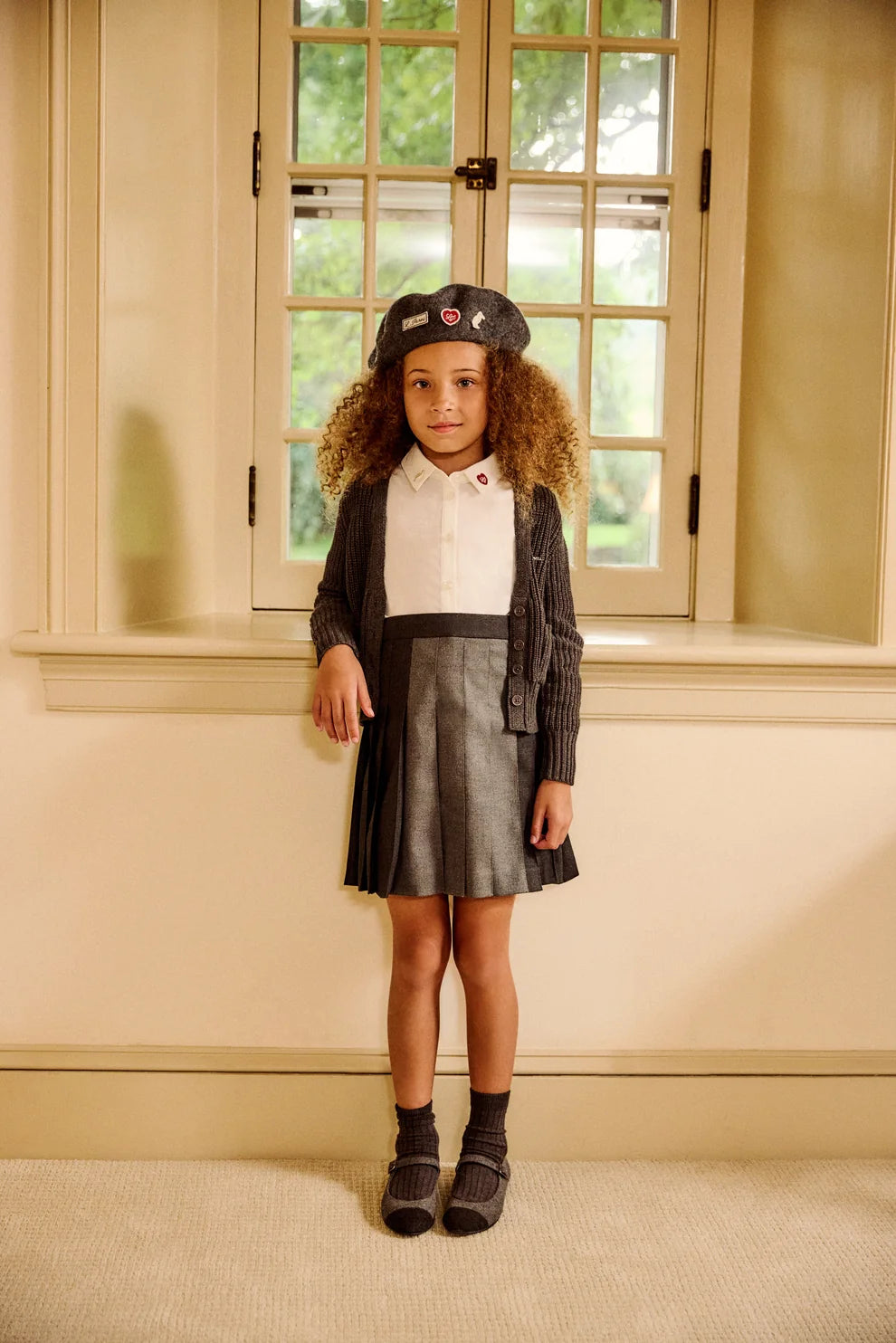 Girl's Elegant Embroidered Shirt