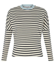 Striped - Colored Neck Dolman