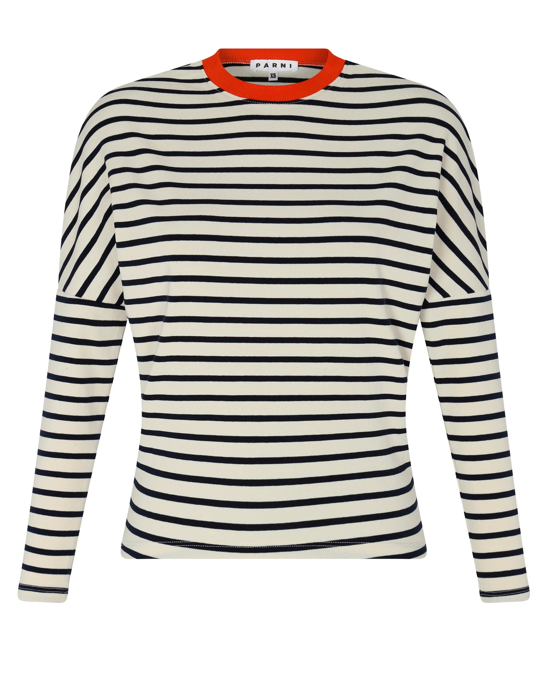 Striped - Colored Neck Dolman