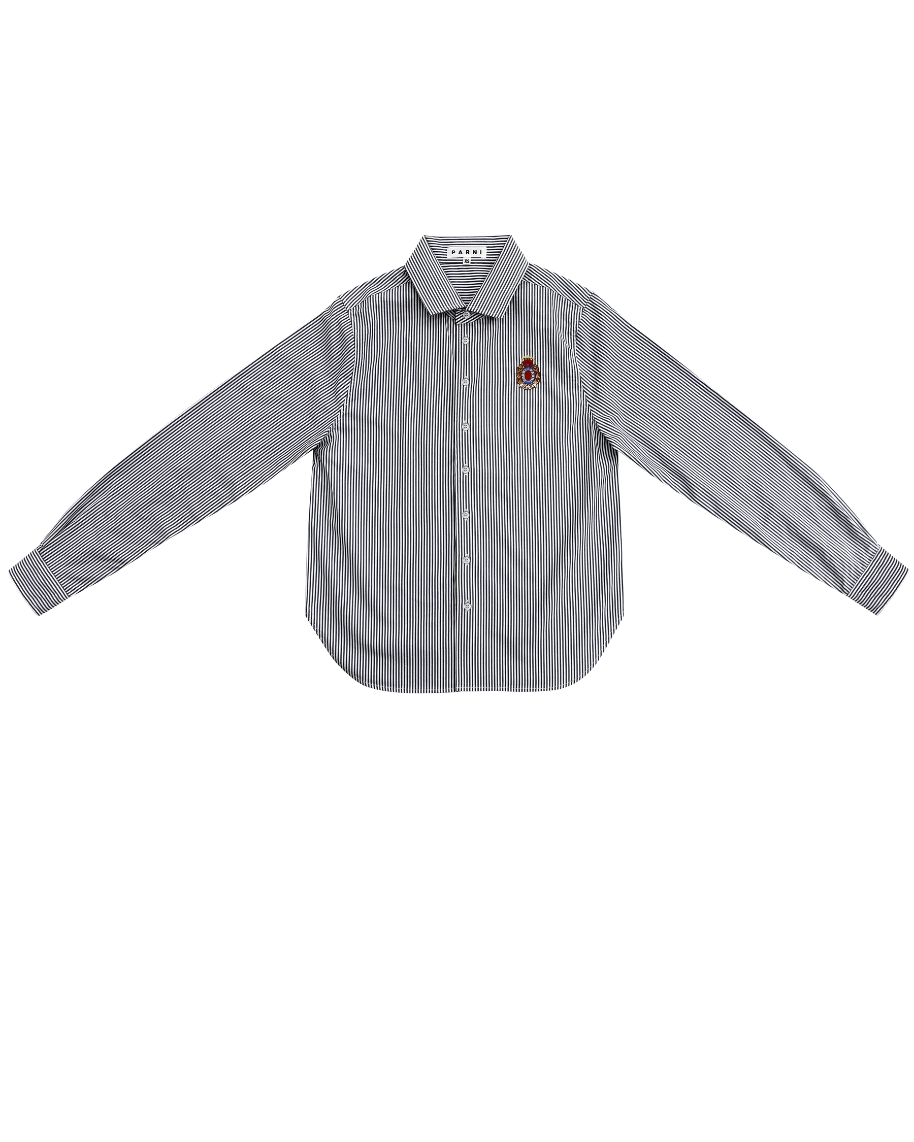 Striped Emblem Shirt